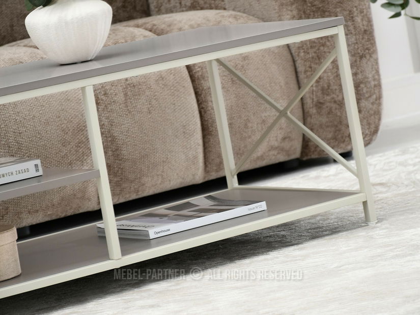 Konferenční stolek Jabalinas (béžová + krémová)