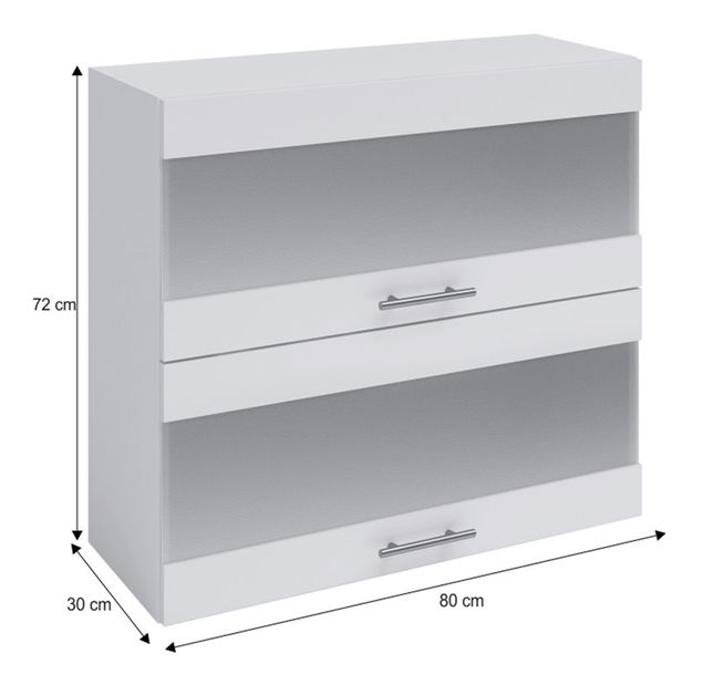 Horní kuchyňská skříňka Flor W-80 K2S