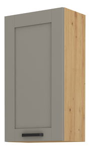 Horní kuchyňská skříňka Lucid 50 G 90 1F (dub artisan + claygrey)