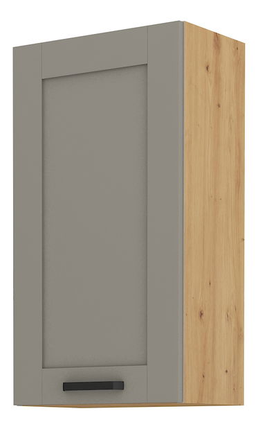 Horní kuchyňská skříňka Lucid 50 G 90 1F (dub artisan + claygrey)