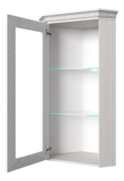 Závěsná vitrína Terina (woodline krém)