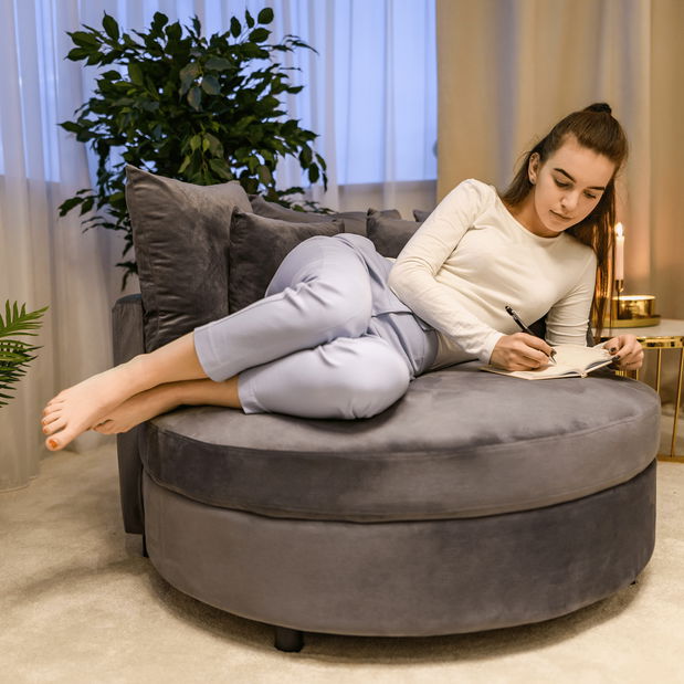 Křeslo Salina (šedá)