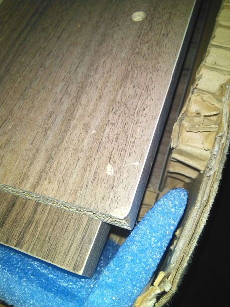 Konferenční stolek Ozzy (ořech + antracit) *bazar