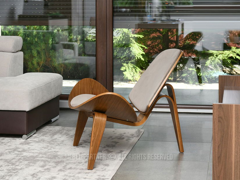 Křeslo Ronaldo (ořech)