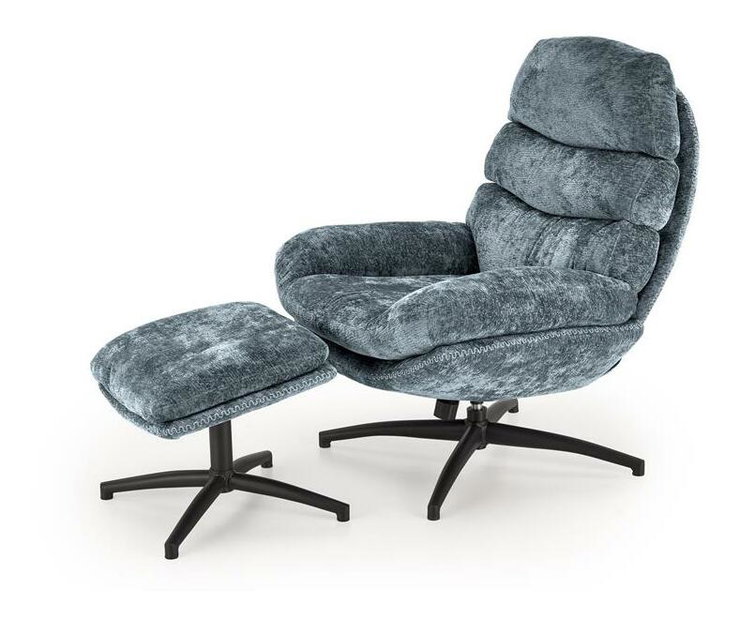 Houpací křeslo Dadario (modrá)