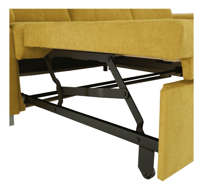 Rohová sedačka Evangelon (hořčičná) (P)