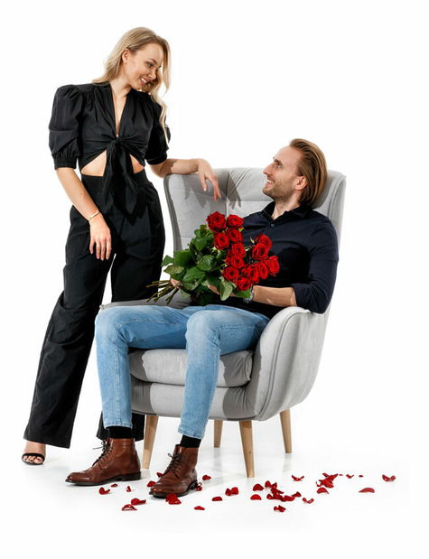 Křeslo ušák Agueda Typ 05 (tmavě šedá)