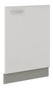 Dvířka na myčku nádobí Milo ZM 713x596 (šedá + bílý lesk)