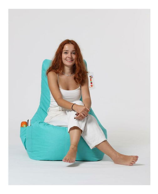 Sedací pytel Dust (tyrkysová)