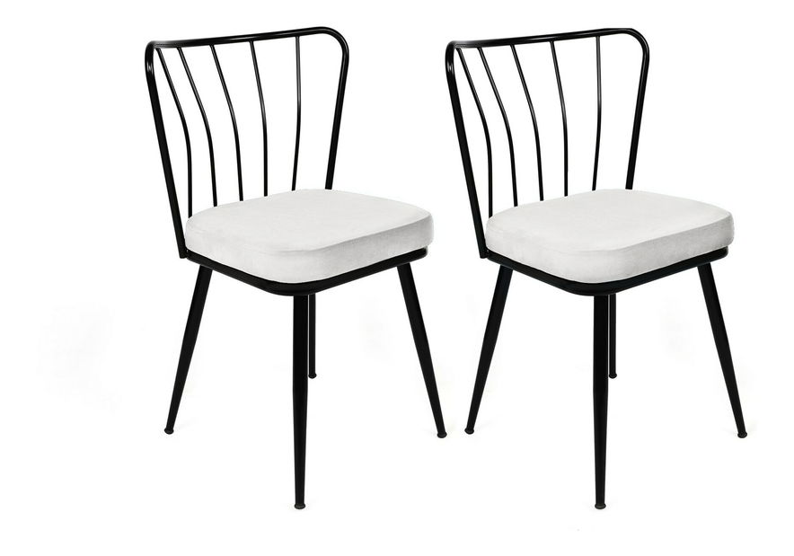 Set 2 židlí Ypsilon (Černá)