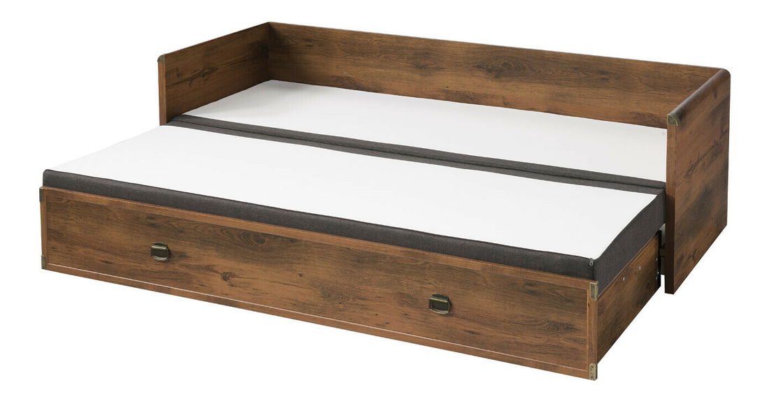 Rozkládací postel 80 až 160 cm BRW INDIANA JLOZ 80/160 2 (Dub sutter)