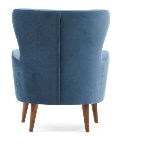 Křeslo ušák Kaveh 1 (modrá)