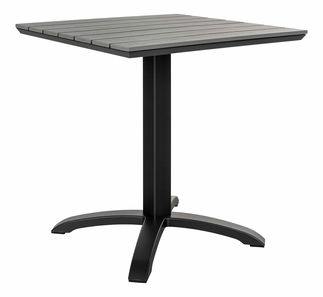 Bistro stůl Crinina (šedá + černá)