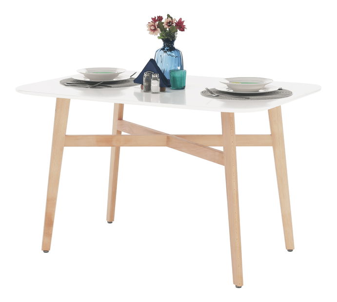 Jídelní stůl Calvin (pro 4 osoby) (bílá)