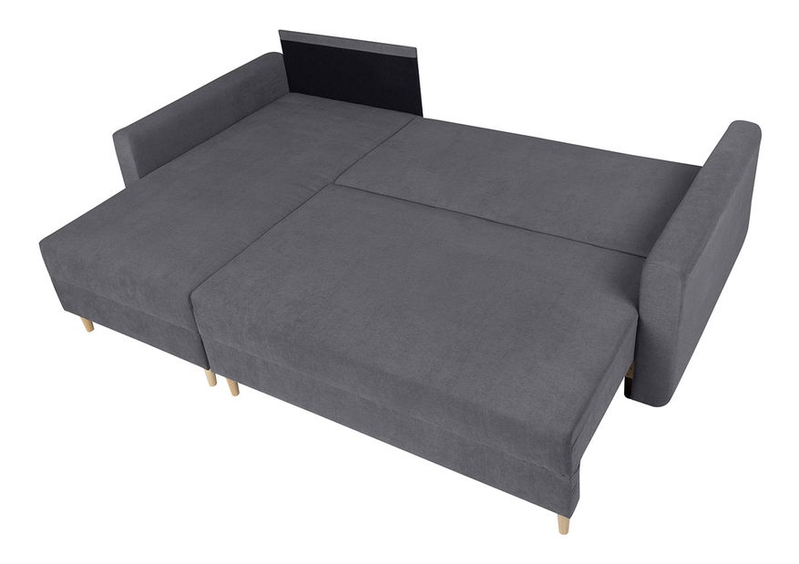 Rohová sedací souprava BRW Feliz Lux 3DL.URC (šedá) (L)