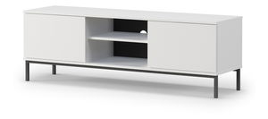 Tv stolek Quebec 2D (bílá matná)