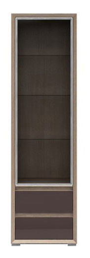 Vitrína BRW Rabesca REG1W2SP