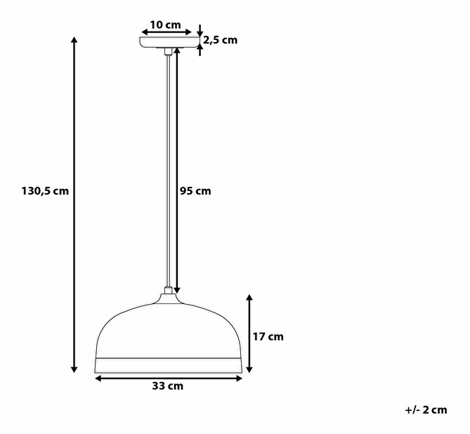 Závěsná lampa Paron (bílá)