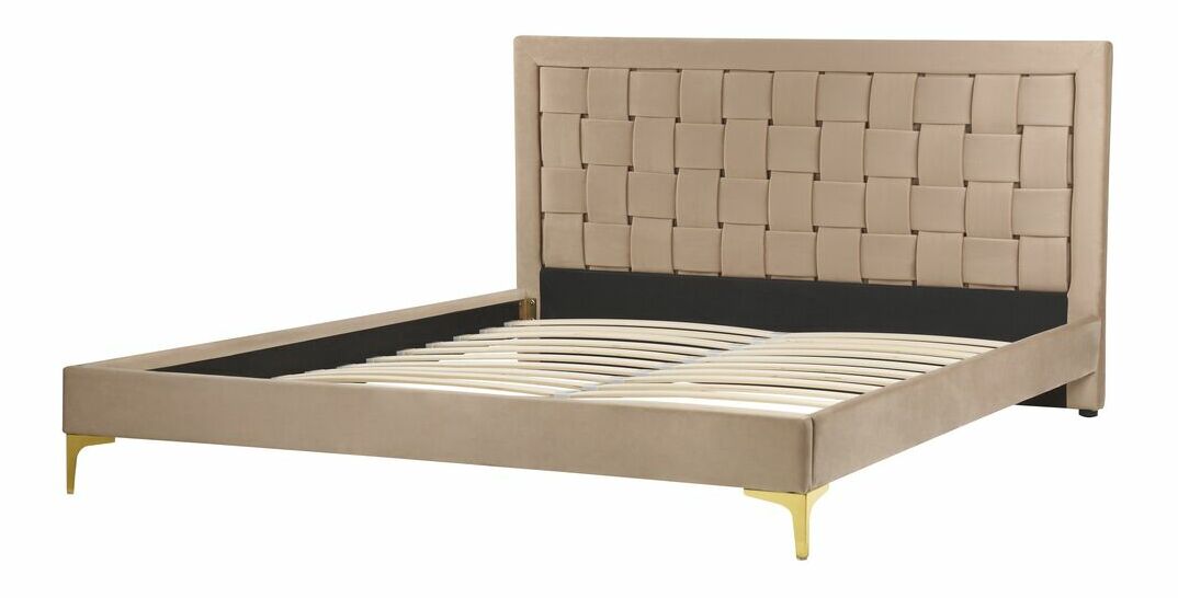 Manželská postel 160 cm Linux (béžová)