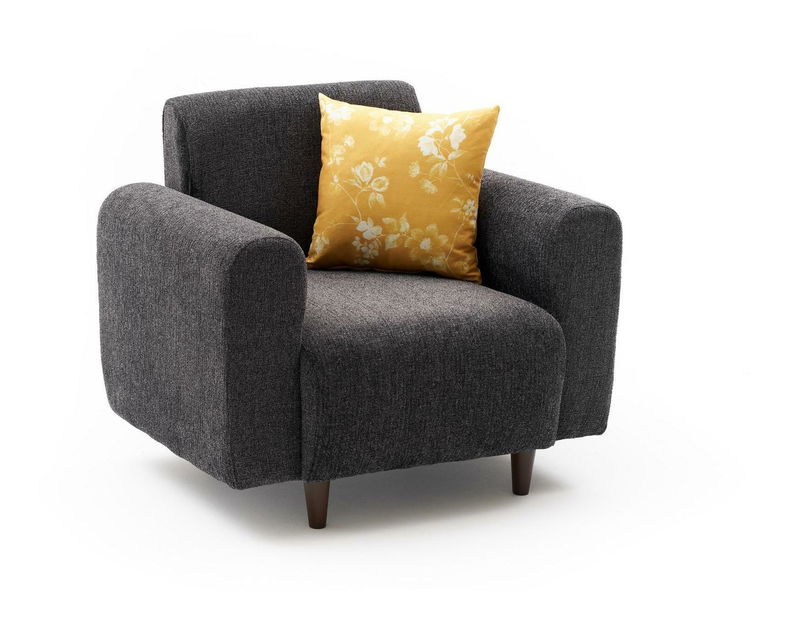 Křeslo Noyalepo C (antracit + ořech)