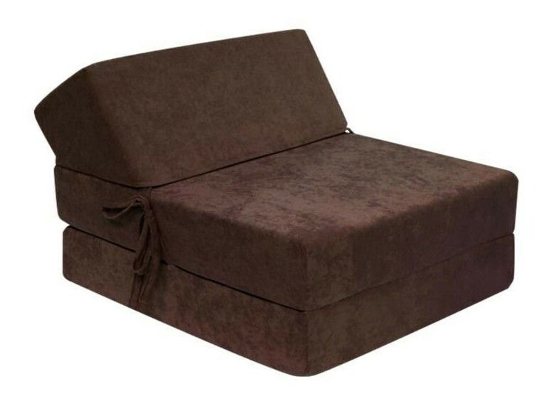 Rozkládací křeslo pro hosty Felix (tmavě hnedá) *výprodej