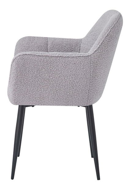 Jídelní židle Semir (šedá + černá)