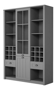 Vitrína PROVANCO (šedá)