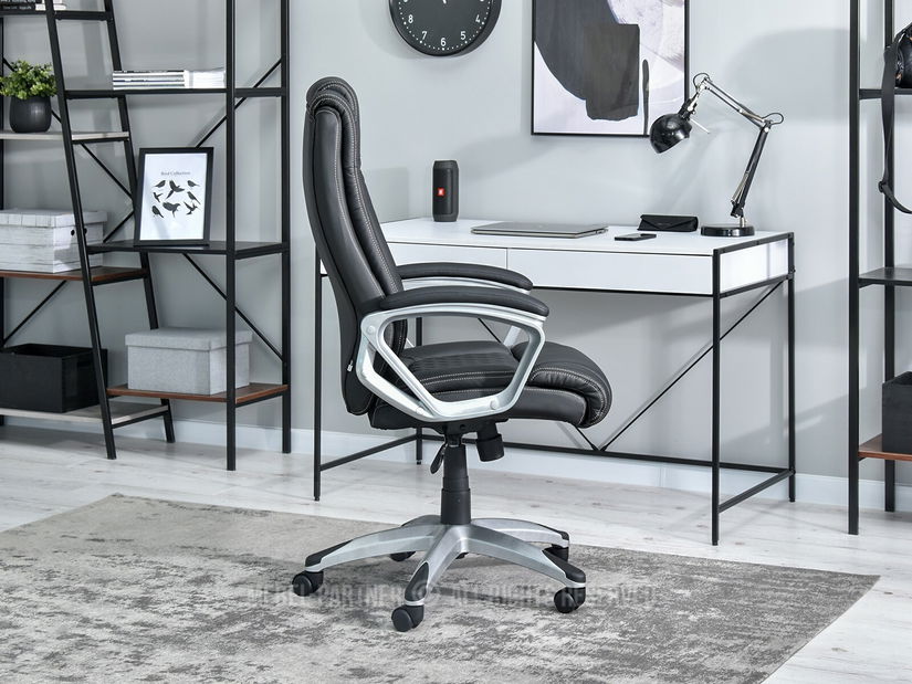 Křeslo Gabby (černá + šedá)