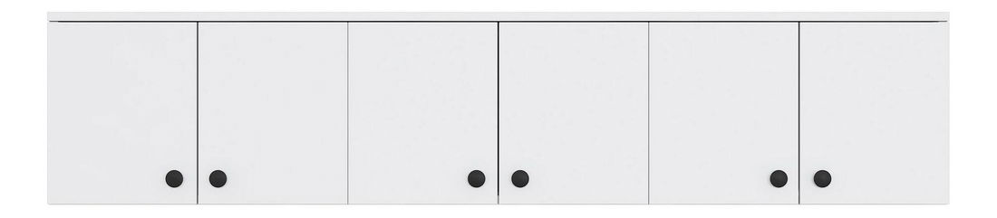 Závěsná skříňka Bivake 3 (bílá)