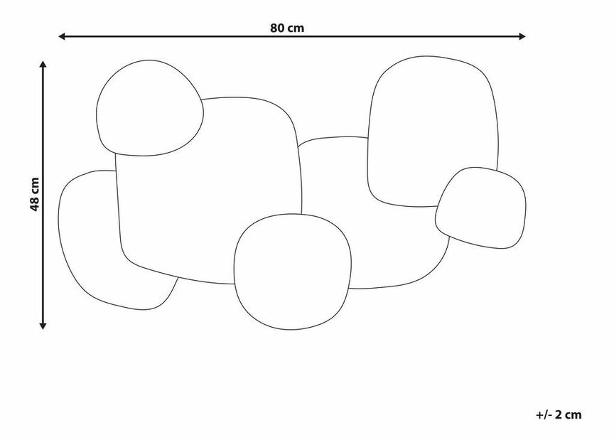 Nástěnná dekorace Harvey (černá)