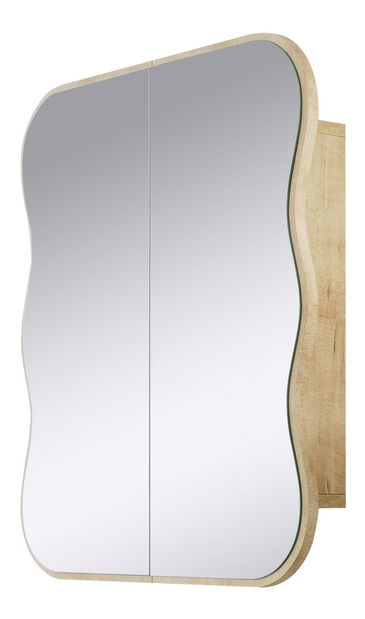 Koupelnová skříňka se zrcadlem Dion (dub)