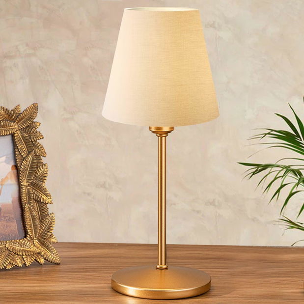 Stolní lampa Avaroga 1 (krémová)
