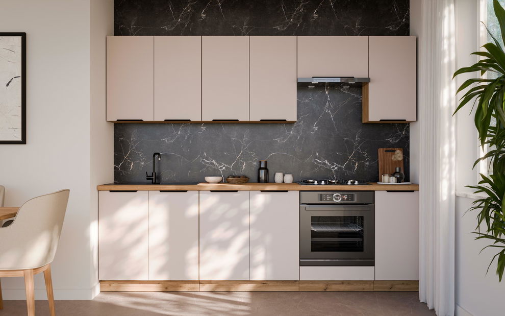 Horní kuchyňská skříňka Sayla 60 GU-36 1F (kašmír + dub artisan)