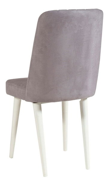 Jídelní set Vlasta 1 (bílá + šedá) (pro 4 osoby)