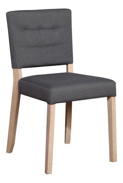 Jídelní židle Auno (tmavě šedá + buk)