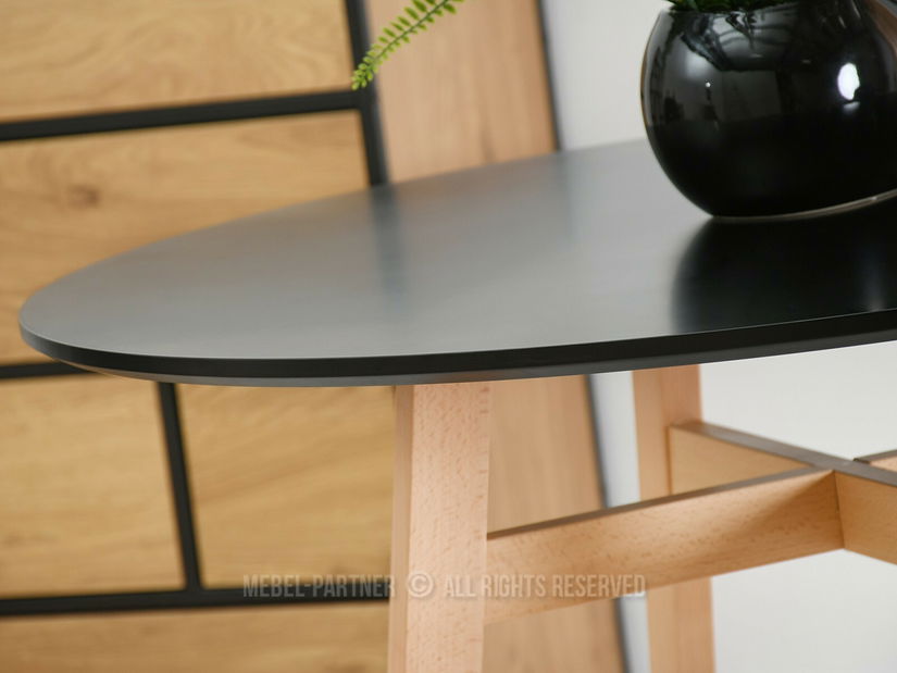 Jídelní stůl Croc (černá + buk)