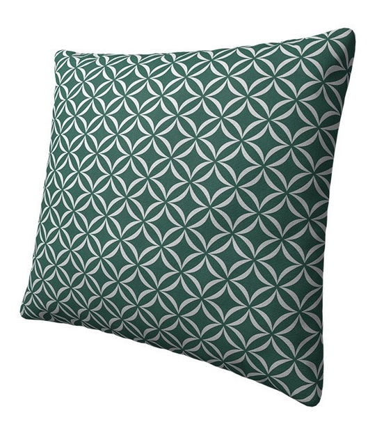 Polštář 50x50cm Zephyr (tyrkysová)