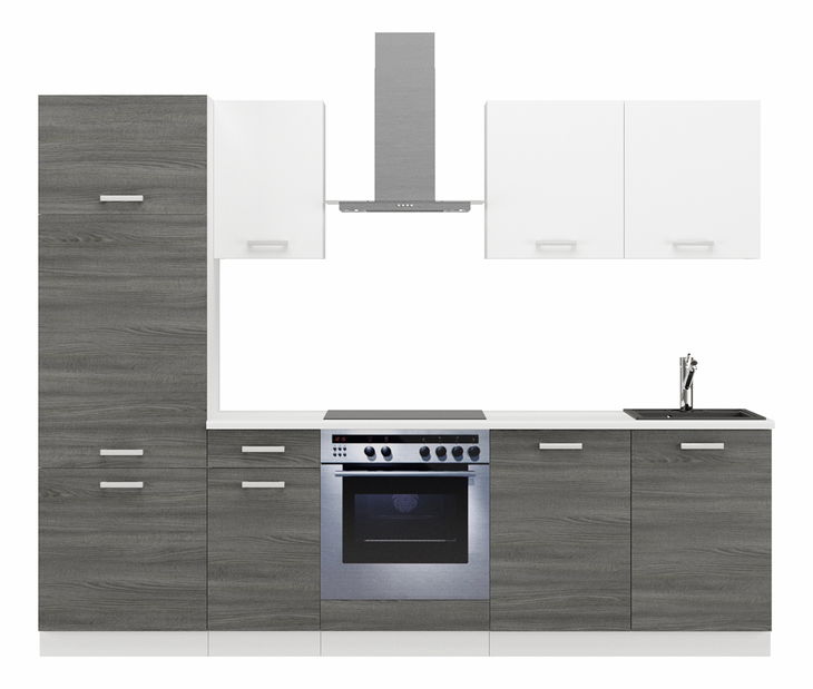 Kuchyně Tanith 260 cm (skagerrak + bílá) *výprodej