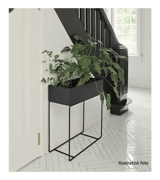 Kovový květináč Indrazia typ 3 (bílá)