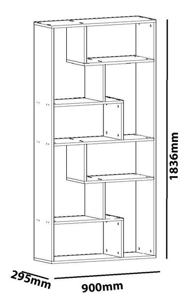 Regál Sierre (bílá)