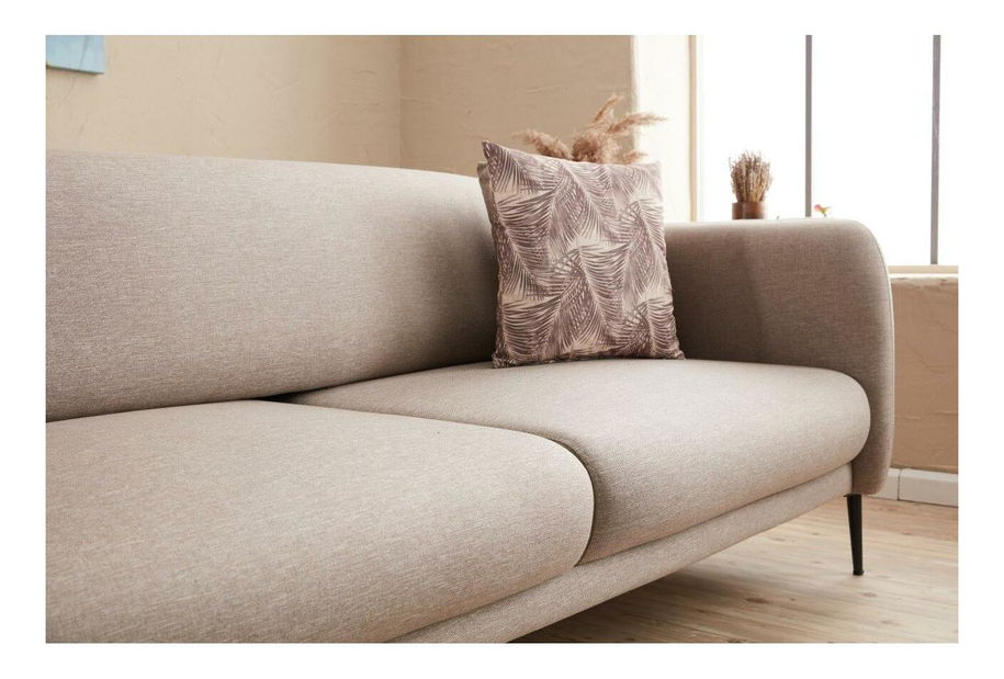 Rohová sedačka Victory (L) (krémová + černá)