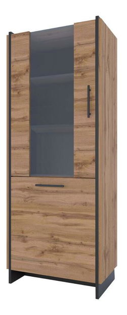 Vitrína Adivinaba 1 (dub wotan + černá)