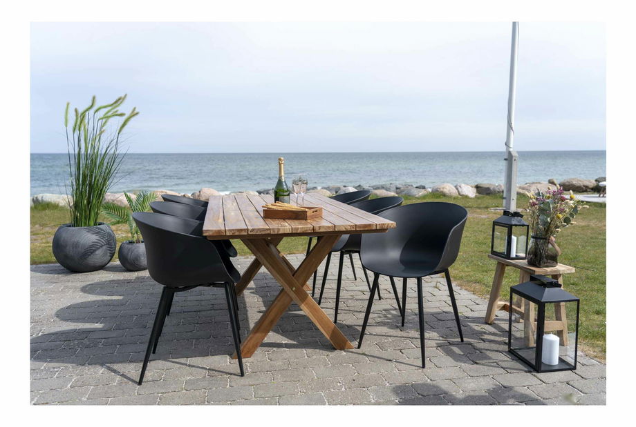 Jídelní židle Rateria (černá)