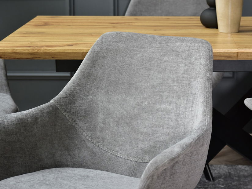 Židle Mirabell (šedá + černá)