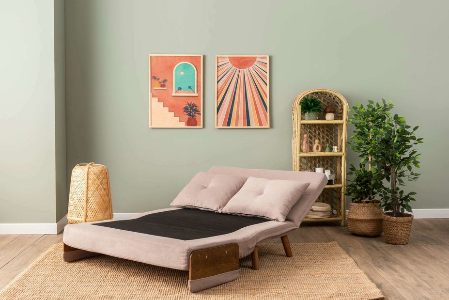 Pohovka dvousedačka Como P (hnědá)