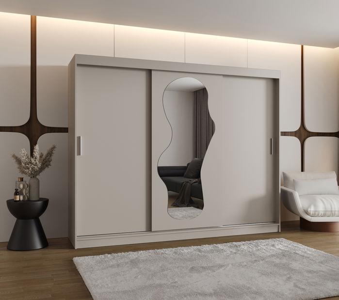 Šatní skříň 250 cm Ulta (kašmír)