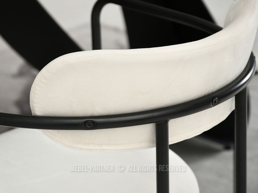 Židle Magnus (krémová + černá)