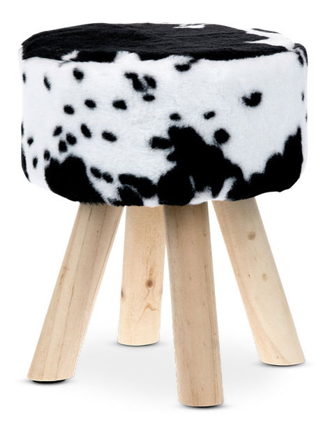 Taburetka Dalmatino LA2016 (černá + bílá)