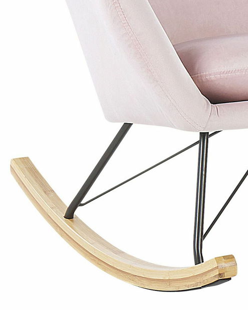 Houpací křeslo Esmae (růžová)