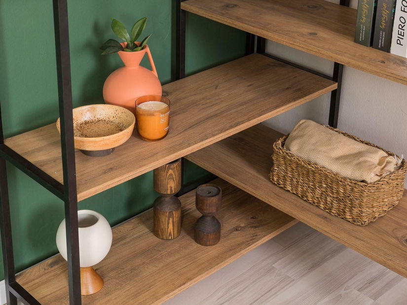 Regál Punale 1 (borovice atlantická + černá)